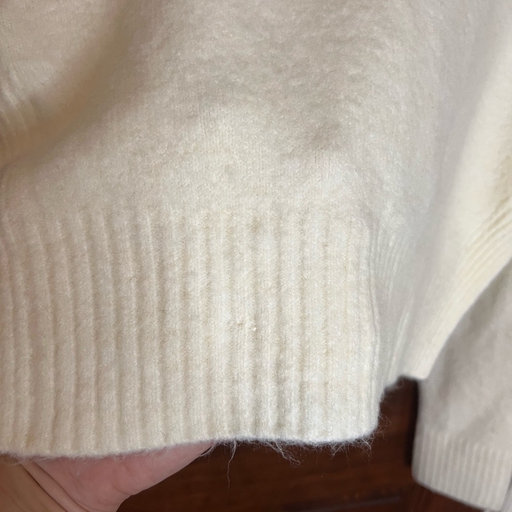 Zara Cream Turtleneck Sweater - Picture 11 of 13